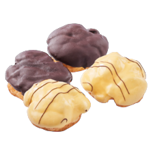 Chocolade- of bananenbol